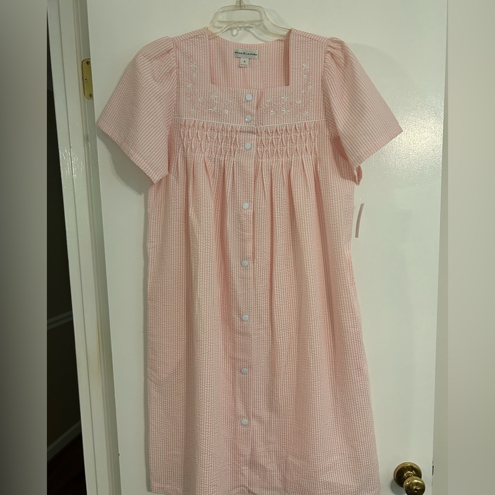 Miss Elaine Pink Gingham Kids Dress